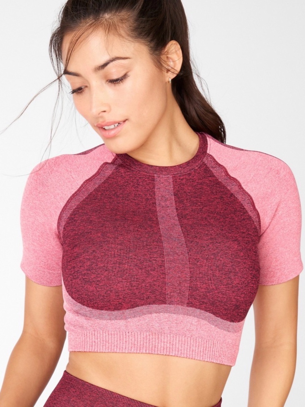 NWT Fabletics Helena Seamless Crop Top